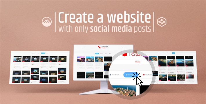 How to Create a Website That Contains Only Social Media Posts