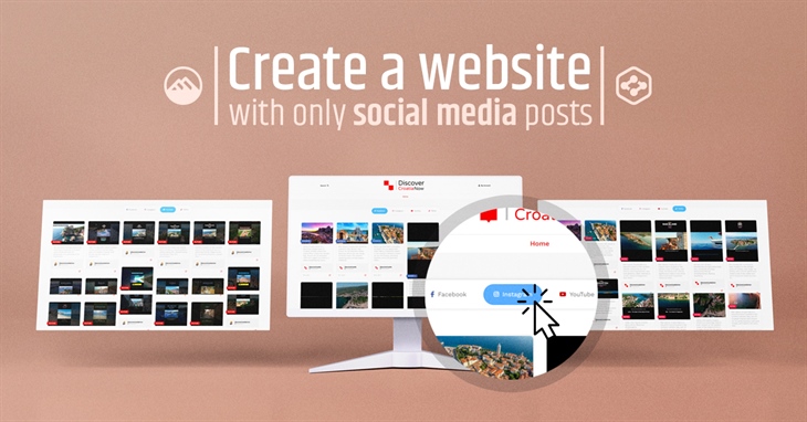 How to Create a Website That Contains Only Social Media Posts